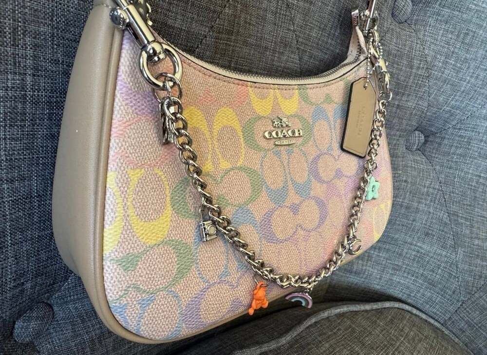 Coach Pastel Rainbow in Signature “C” Pattern - Picture 3 of 11